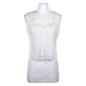 Diane Samandi Tank Tops MED Ivory